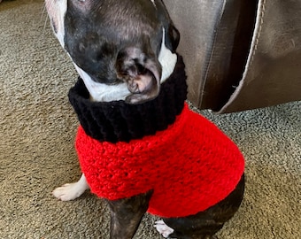 Crochet Dog Sweater