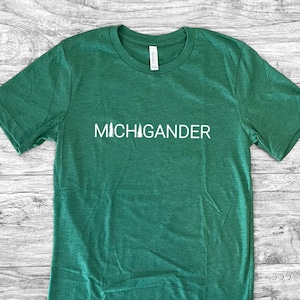 Short Sleeve Michigander Michigan T-Shirt - Trees