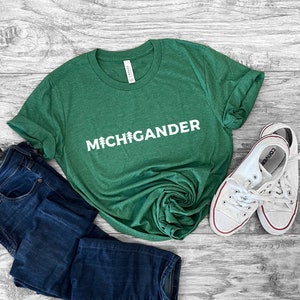 Short Sleeve Michigander Michigan T-Shirt - Messenger Trees