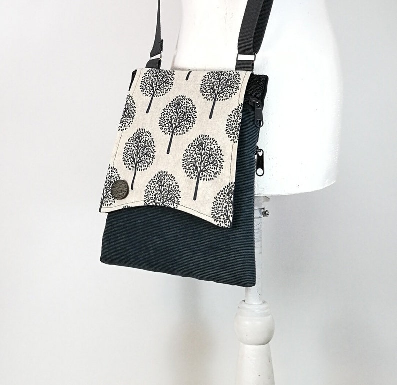Small crossbody bag purse All fabric bag Crossbody Bag Sling Etsy