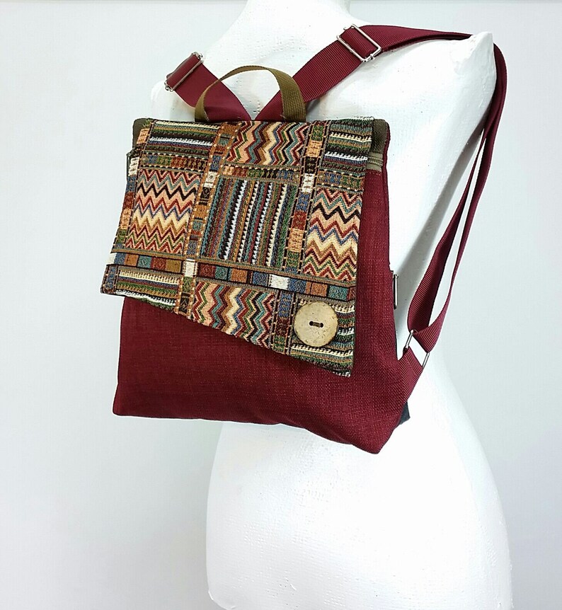 Mini Backpack Purse Zipper Knapsacks Small Backpack Designed Etsy