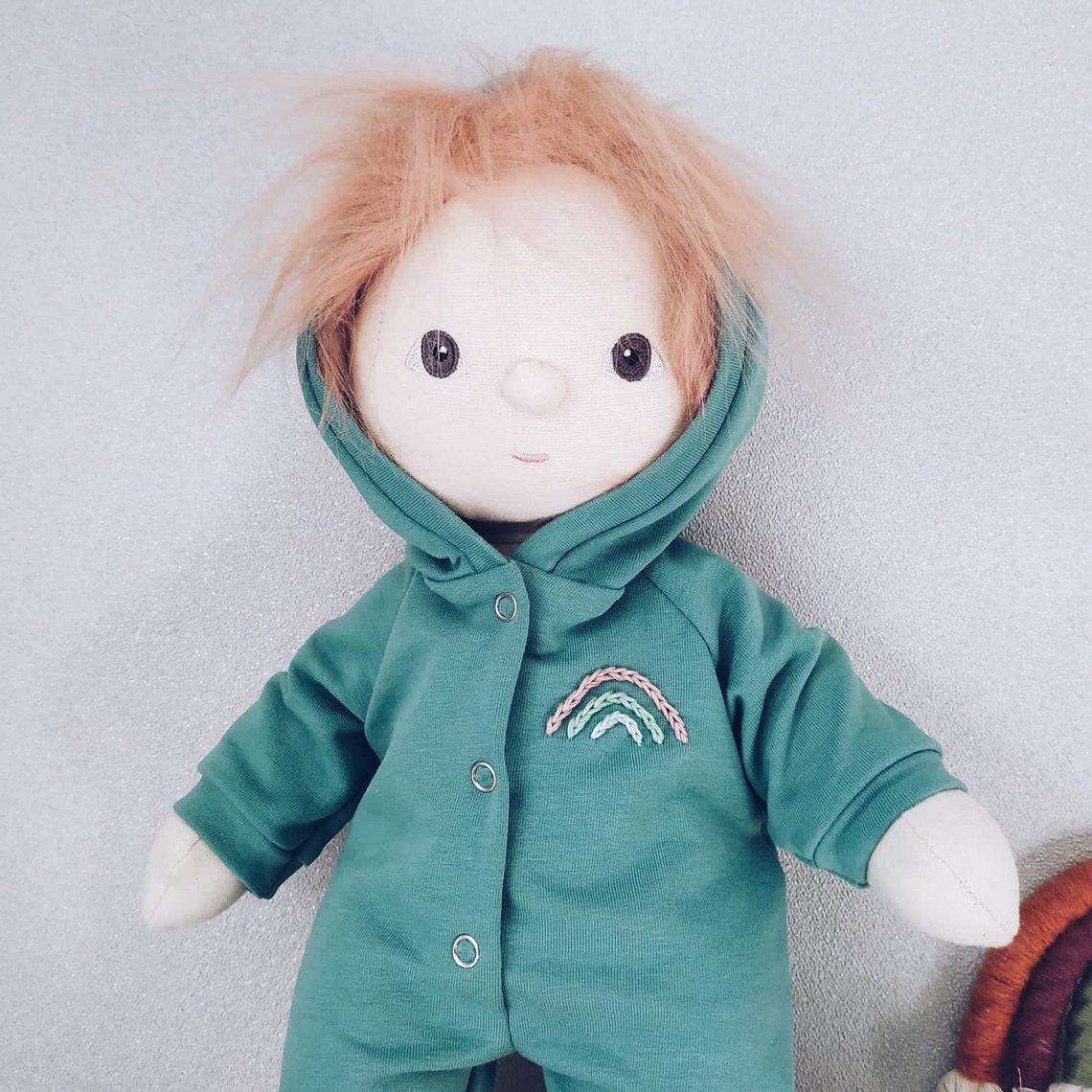 Hooded romper for Dinkum dolls Clothes Dinkum dolls Dinkum Etsy
