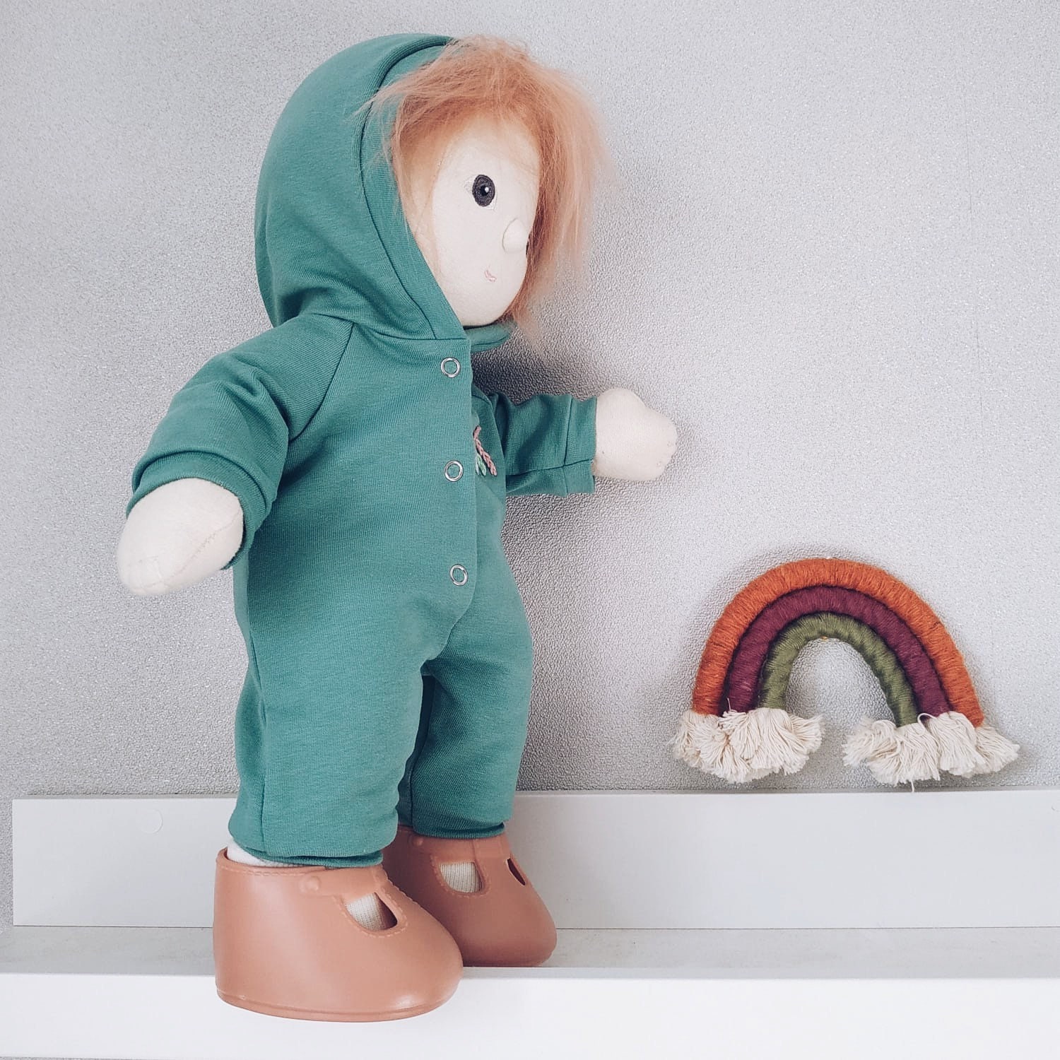 Hooded romper for Dinkum dolls Clothes Dinkum dolls Dinkum Etsy