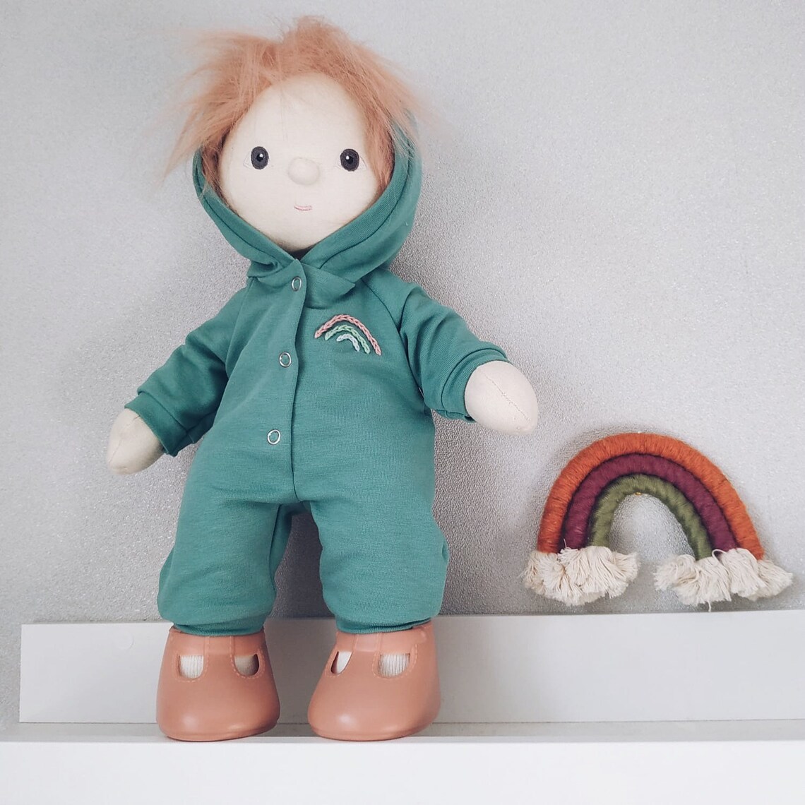 Hooded romper for Dinkum dolls Clothes Dinkum dolls Dinkum Etsy