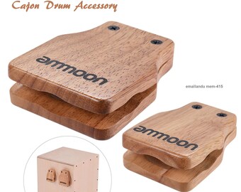 2pcs Cajon Box Drum Companion Accessory small and medium Castanets for Hand Percussion music Instrument sale gift love free shipping offer