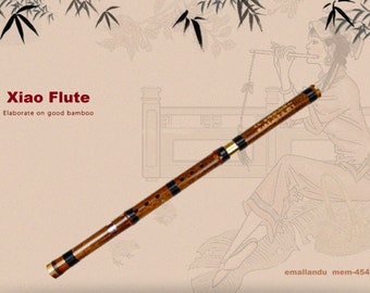 Chinese Xiao Bamboo Flute in G key Woodwind Vertical Traditional Musical Instrument Flauta Handmade Professional Music Gift Sale Offer