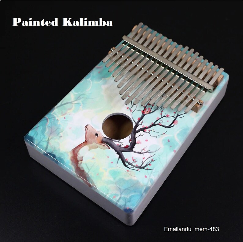 Colorful Kalimba Mbira Painted African Thumb Finger Piano Play Etsy