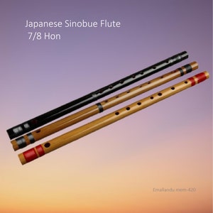 Handmade Bamboo Shinobue Flute: 8 Hon Choshi, Japanese Piccolo