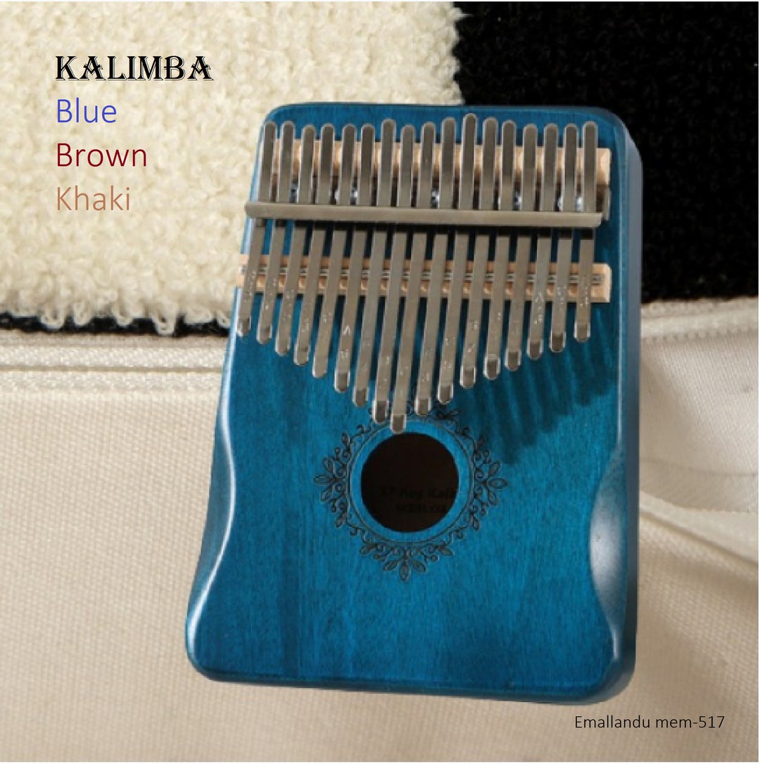 17 Key Kalimba: African Mbira Thumb Piano, Solid Wood - Etsy