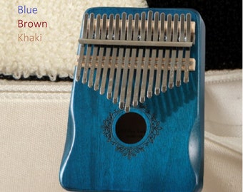 17 key Kalimba Mbira African Thumb Piano Play with Guitar solid Wood Musical Instrument with free gifts