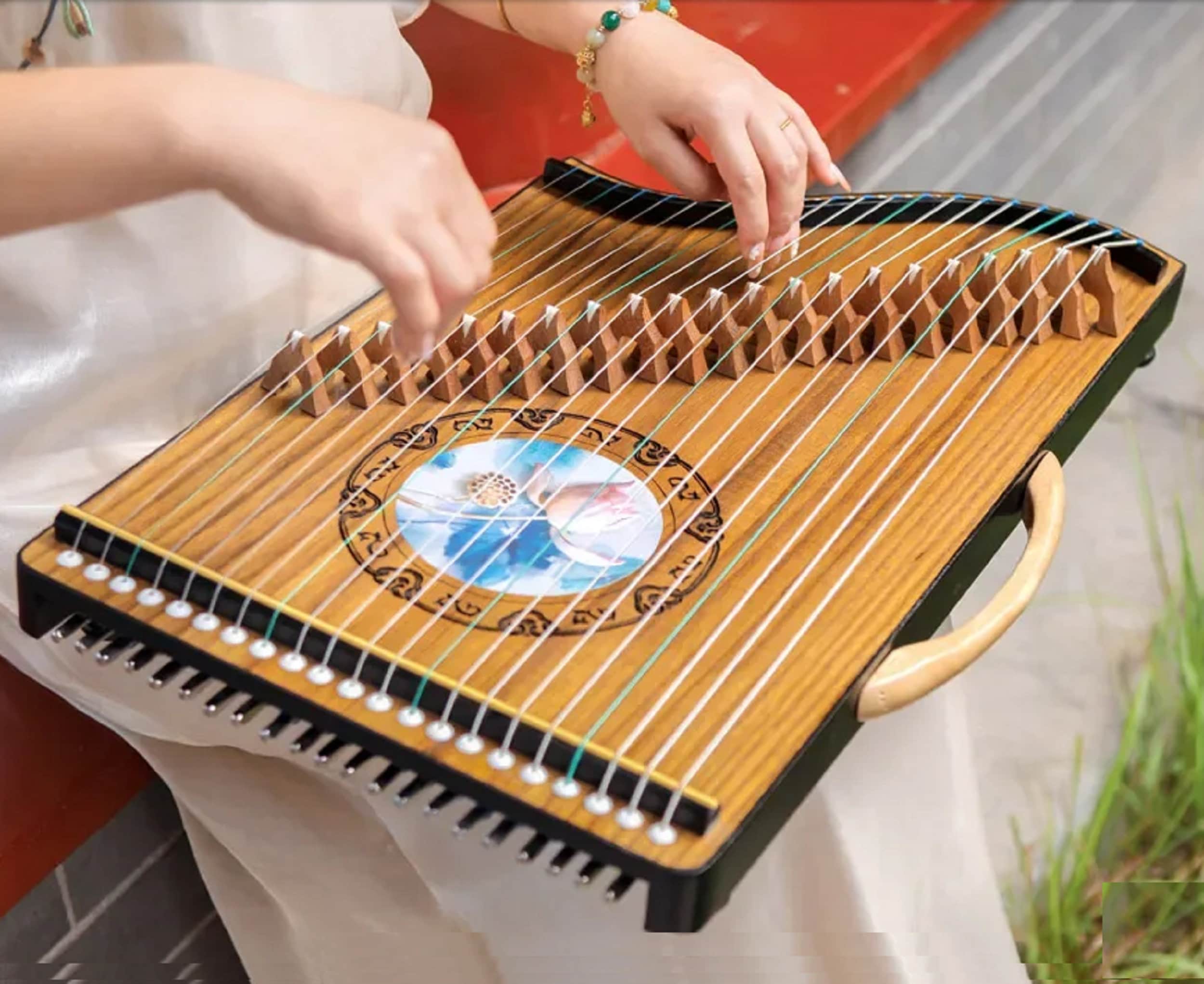 21 String Guzheng Zither Traditional Chinese Musical Instrument Koto ...