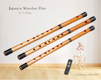 Japanese Shinobue Flute 6 7 8 Hon Handmade High Quality Bamboo Flute Gift Offer Sale