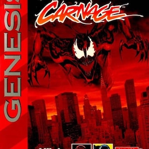 Maximum Carnage Sega Genesis i bra skick, snabb leverans