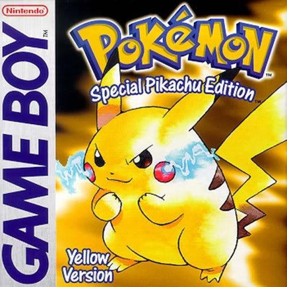 Pokemon Pikachu Yellow - GameBoy Game