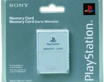 Sony Brand PS1 Memory Card Great Condition Fast Shipping