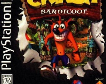 Crash Bandicoot PS1 Great Condition Fast Shipping