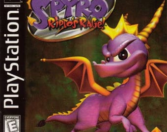 Spyro 2 Ripto's Rage PS1 Great Condition Fast Shipping