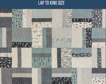 All Sliced Up Quilt Pattern  - PDF Download