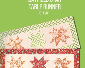 Bayfield Star Table Runner- PDF Pattern