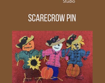 Scarecrow Pin - PDF Download
