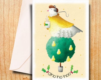 Alan Partridge Card - Christmas Card - Partridge in a Pear Tree Card - Funny Alan Partridge Christmas