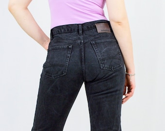 Black jeans vintage y2k denim straight leg W33 L32 L/XL