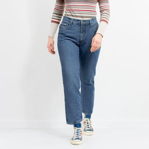 Jeans Vintage Crown azul jeans feminino tamanho W31 L29