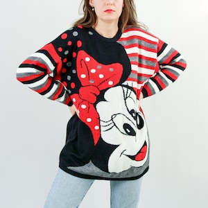 Minnie jumper vintage cartoon sweater Disney oversized XL/XXL