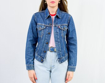 Levis Denim Jacket Vintage for Girls Navy Blue Hipster Women - Etsy  Australia