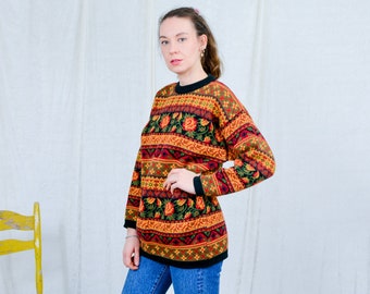 Jamaica Flag Turtle Print Newborn Childrens Crew Neck Sweater Long Sleeve Soft Knitted Sweater Jumper