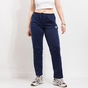 ADIDAS track pants 90&#39;s vintage joggers sweatpants athletic women size M