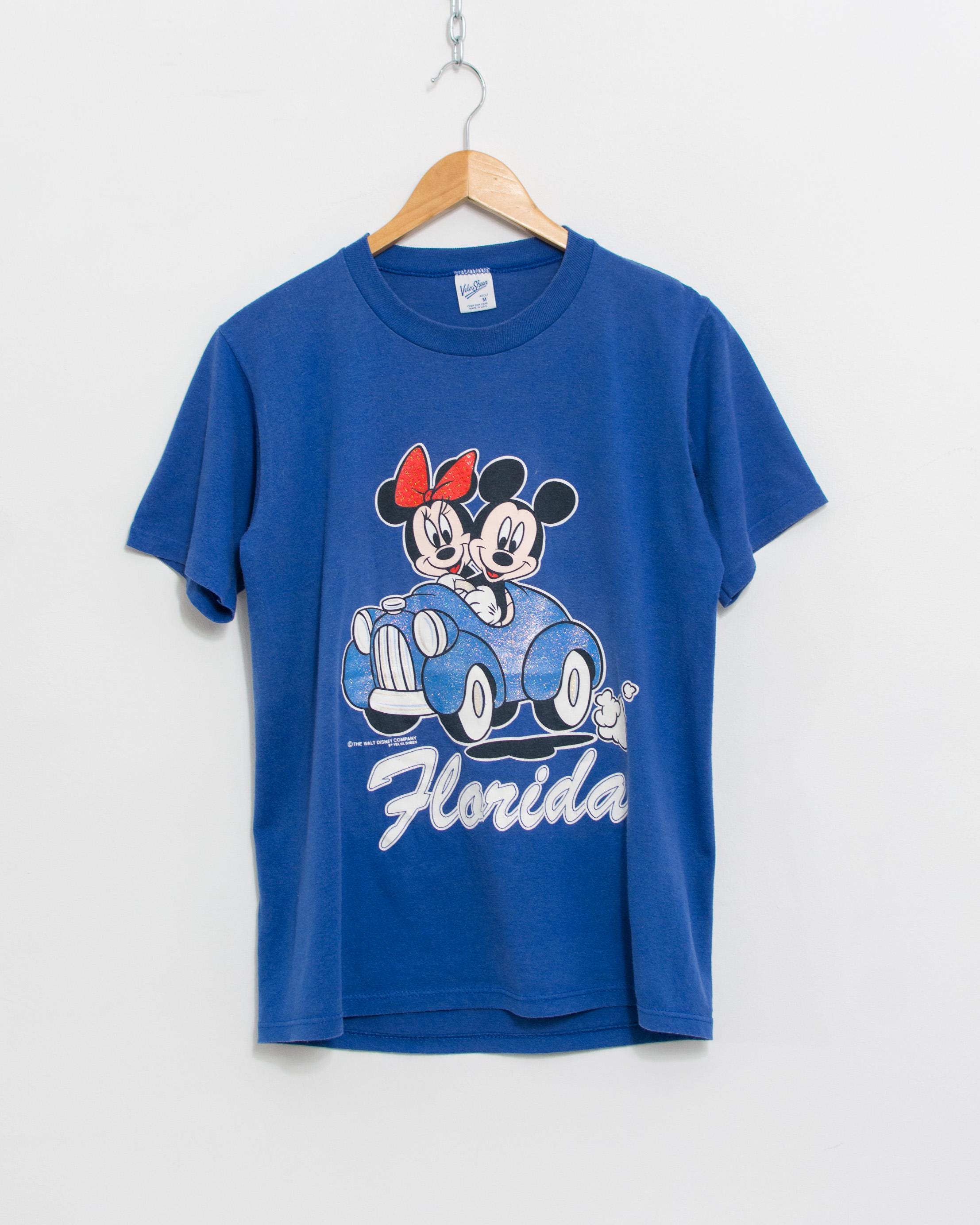 ミッキー＆ミニーTシャツ Velva Sheen ヴィンテージ アメリカ製 