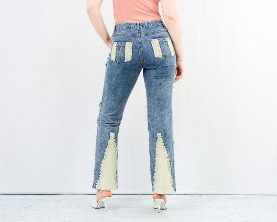Vintage Y2k Jeans Denim Corduroy Straight Leg Low Waist Pants - Etsy