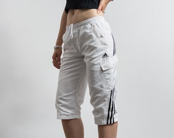 Adidas Long Shorts | Y2K 2000s Hiking Capri Pants Vintage | Men's