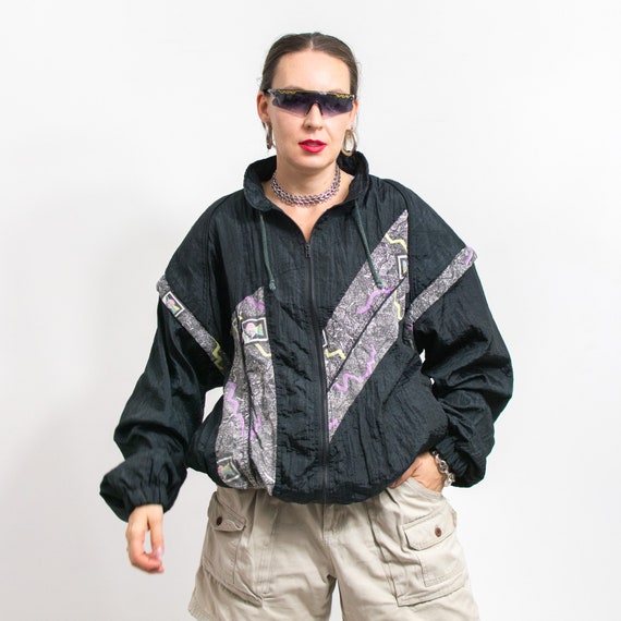 Oversized track jacket women's sale