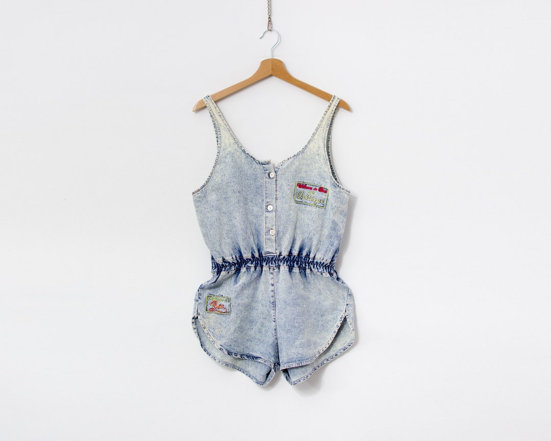 Retro Summer Shorts Jumpsuit