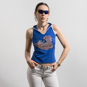 Rhinestone Y2k Tank Top - Etsy
