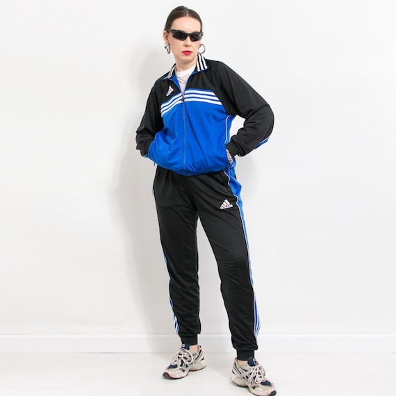 ADIDAS Tracksuit Vintage 90's Athletic Set Women Size L - Etsy