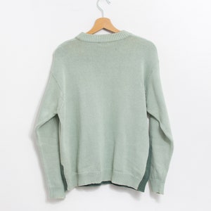 Funny sweater 90's Vintage jumper cotton women size M image 7