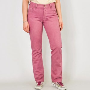 Vintage Wrangler Jeans: Raspberry Purple Cotton Straight Leg (W30 L32)