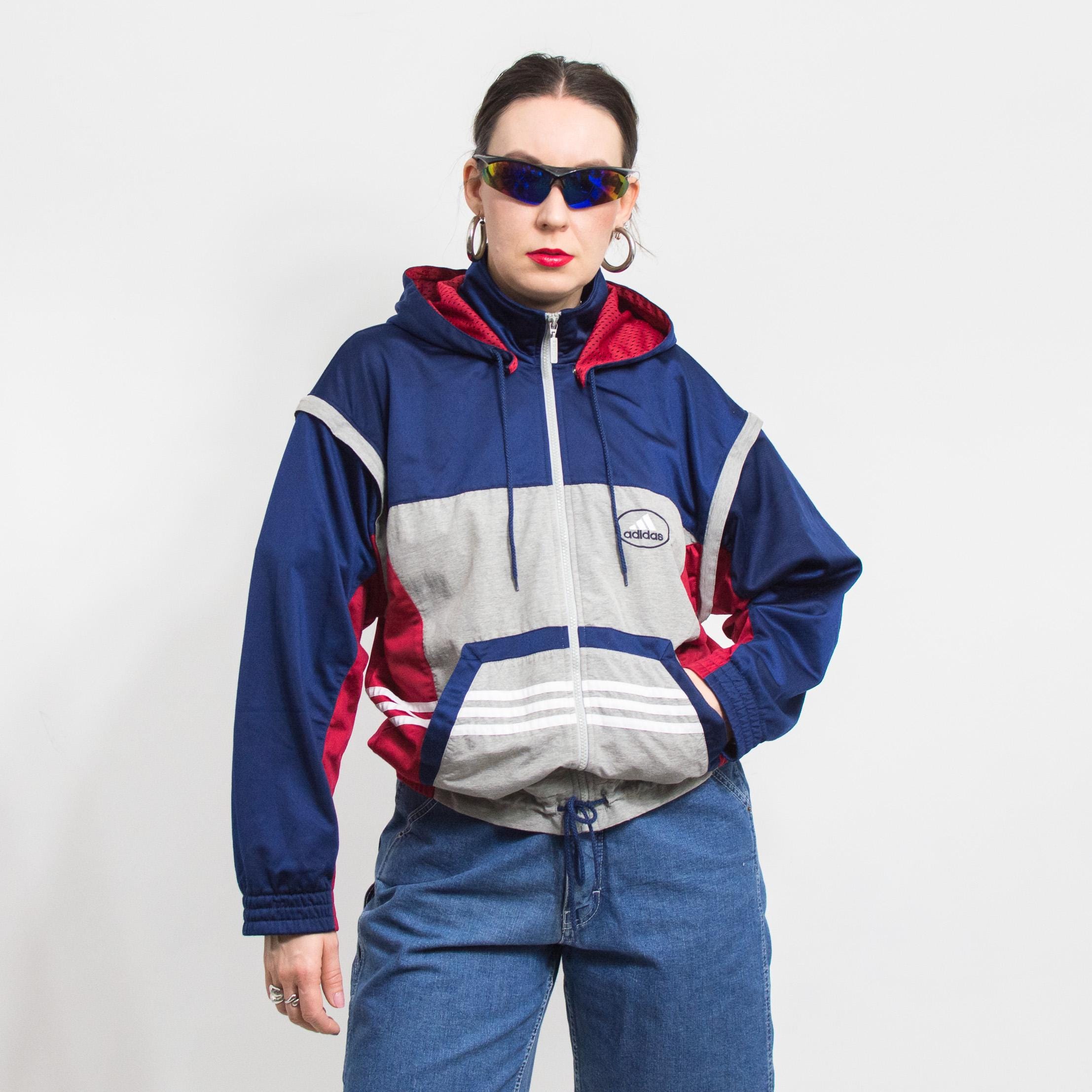 80er 90er Adidas Jacke Retro Damen 90er Jahre Adidas