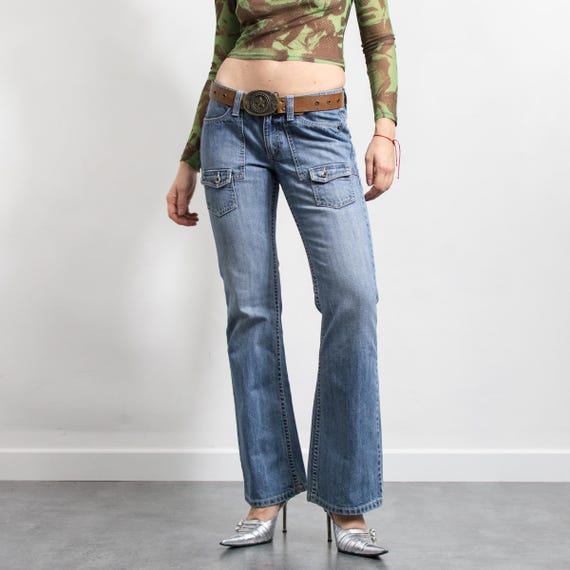 Y2K Esprit Low Rise Bootcut Jeans Vintage 2000s Denim - Etsy