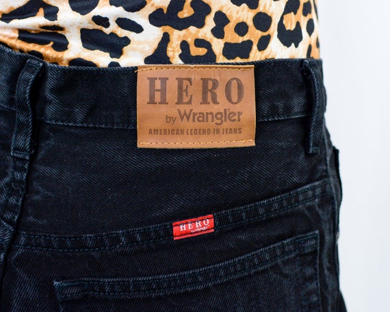 Black Jeans Hero by Wrangler Vintage Y2k Denim Straight Leg Black Jeans Hero by Wrangler Vintage Y2k Denim Straight Leg