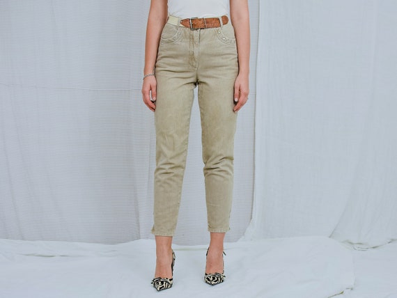 Crepe Tie Waist Pants for Women in Taupe | CRE301-TAUPE – Glik's