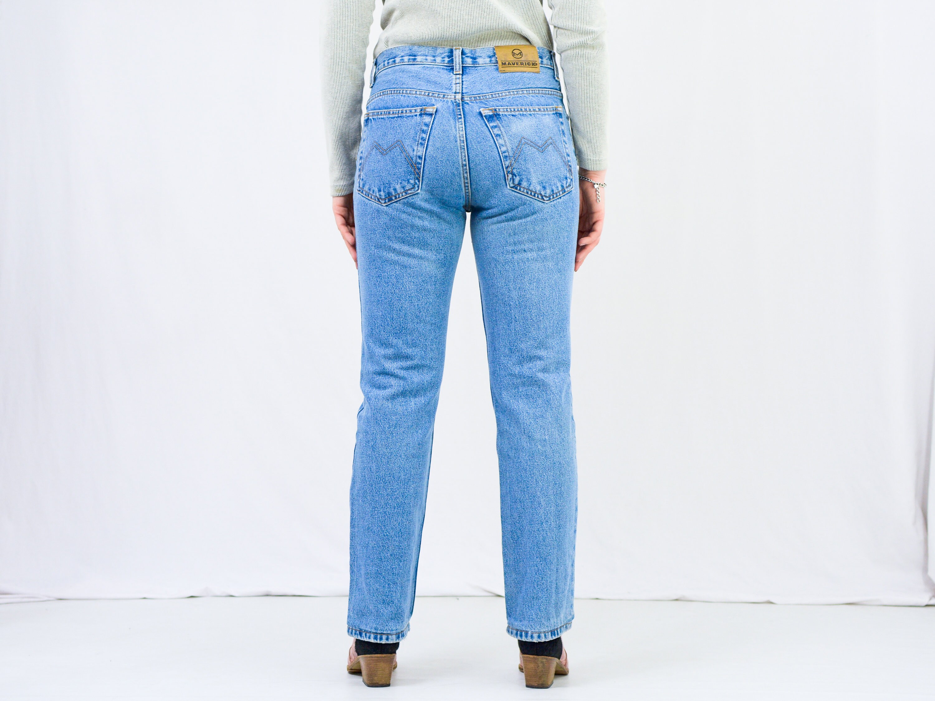 MAVERICK Jeans W33 L31 Straight Leg 90s 