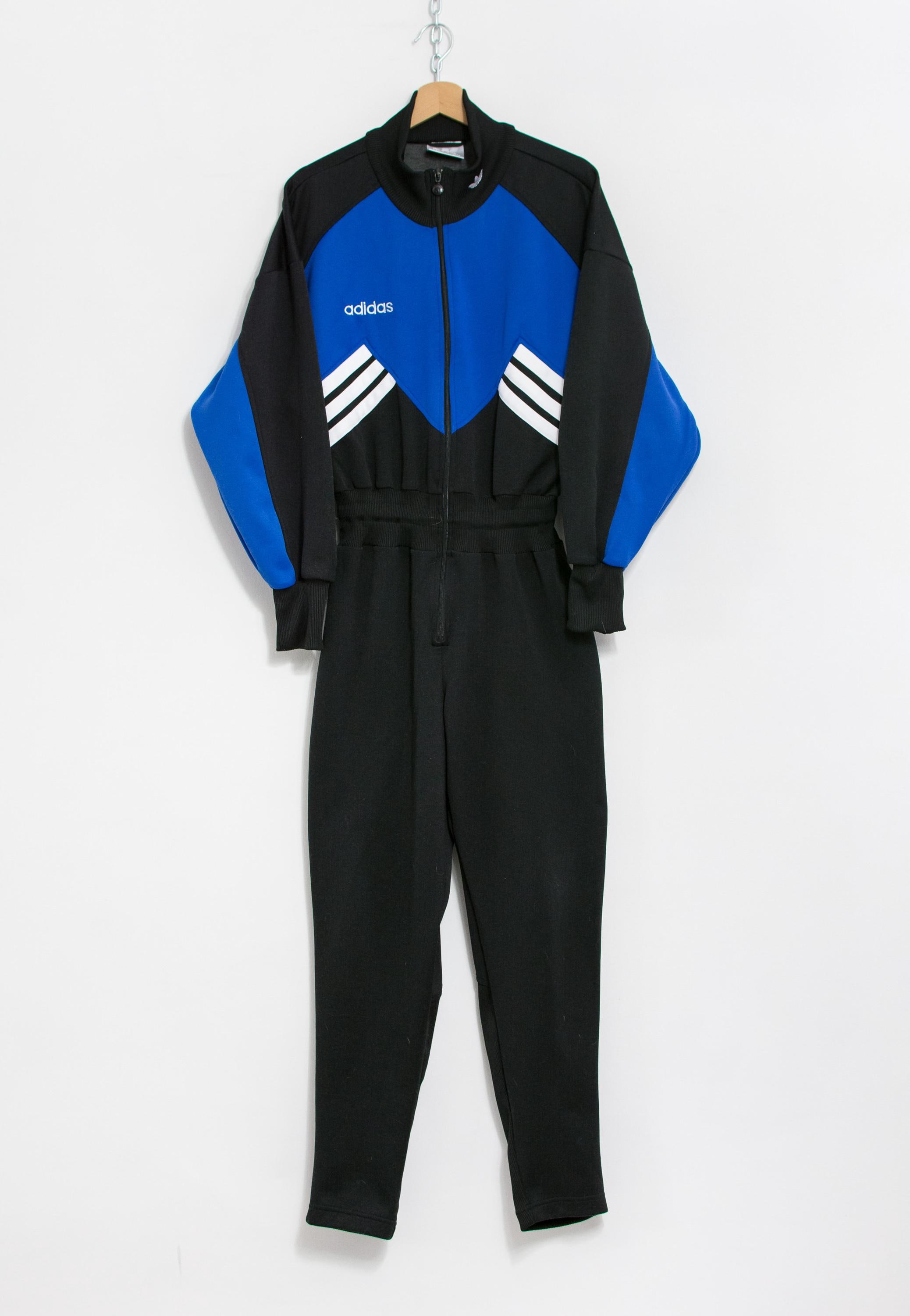 ADIDAS Vintage 90s Jumpsuit - Athletic Coveralls Women's L/XL - Etsy