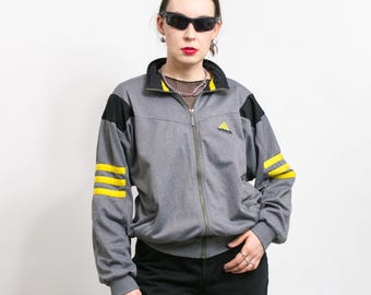 90年代テイストSサイズ　adidas アディダス　トラックトップ　ジャケット Adidas 90's tracksuit top Vintage short sleeve track jacket