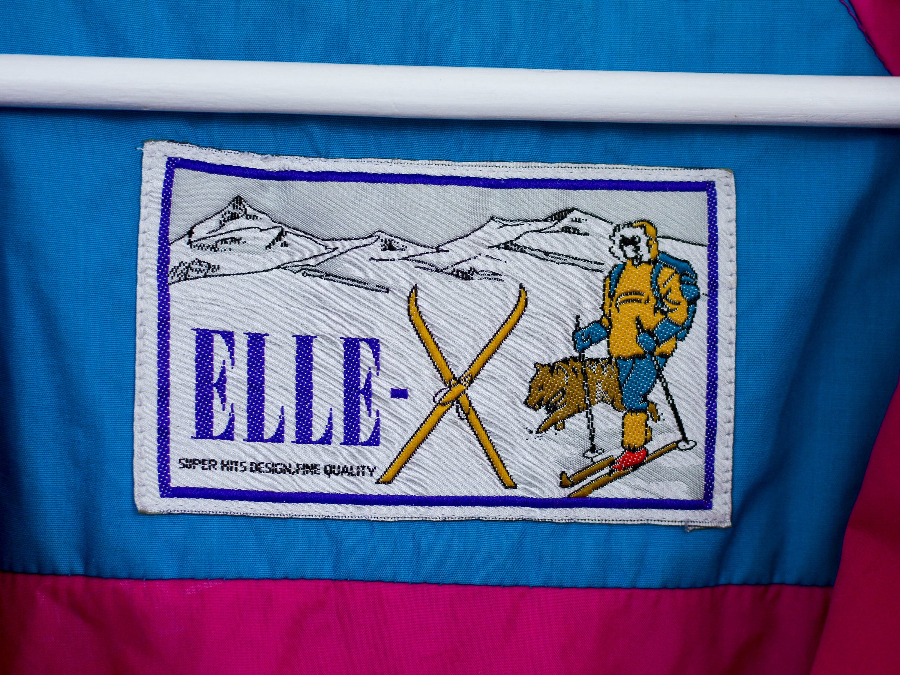 ELLE X ピンク スキージャケット ヴィンテージ 80年代 スノー