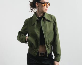 Vintage Y2K Khaki Military Jacket With Faux Fur Hood M - Etsy Denmark