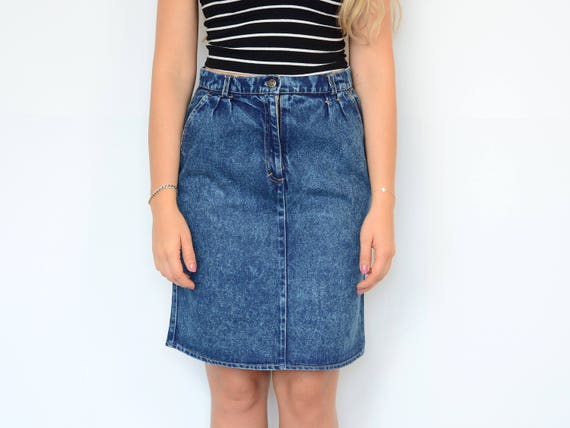 lucky denim skirt